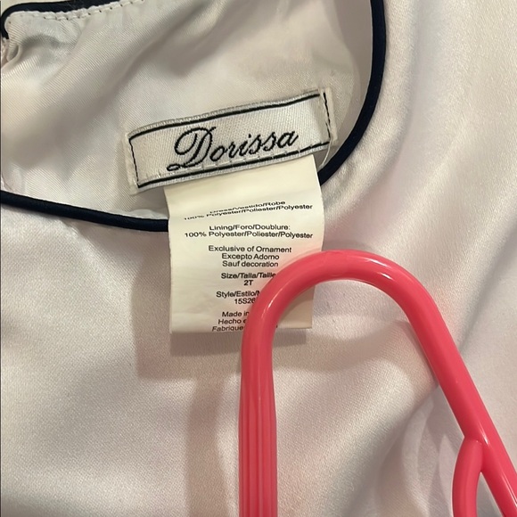 Dorissa Blue and White Sleeveless A-Line Dress - Picture 2 of 9